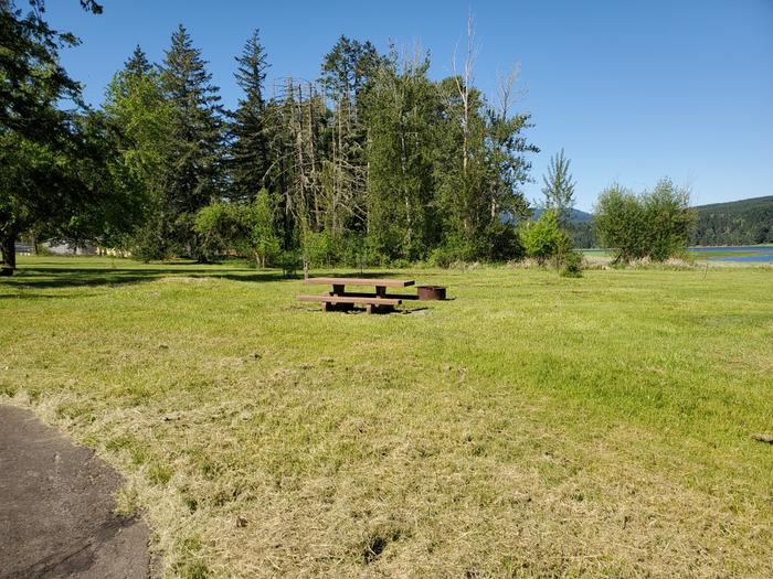 site 69 picnic table and fire ring
