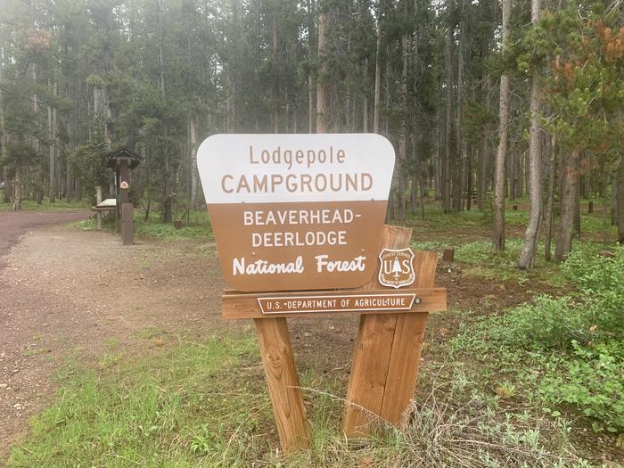 Site Xxx, Lodgepole Campground (on Georgetown Lake, Montana ...