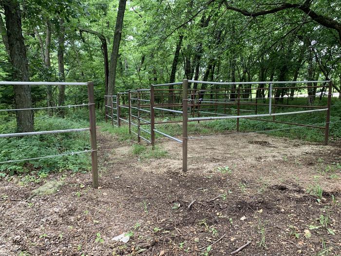 Horse Corral First Come First Serve Horse Corral located near Site 2 in Rockhaven  