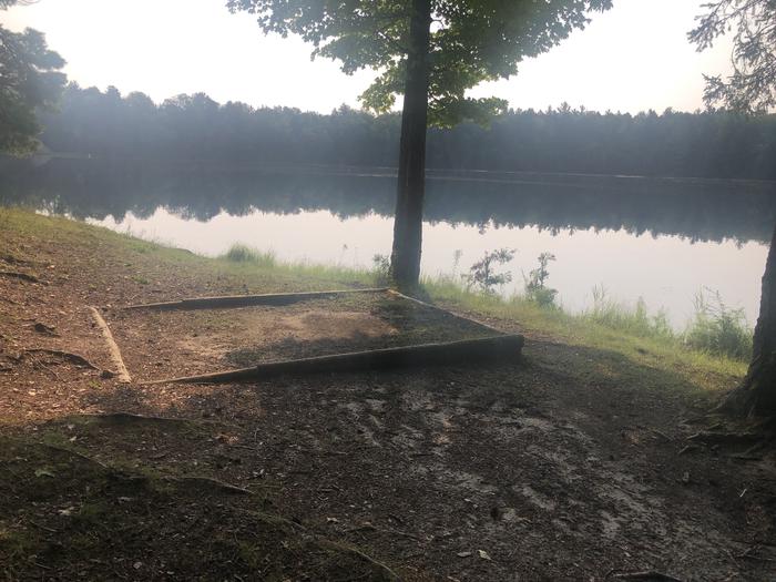 A photo of Site 090W of Loop Foote Pond at AUSABLE RIVER CAMPING with Tent Pad, Waterfront