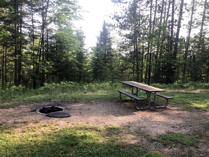A photo of Site 008 of Loop ROLLWAYS CAMPGROUND at ROLLWAYS CAMPGROUND with Picnic Table, Fire Pit, Lantern Pole
