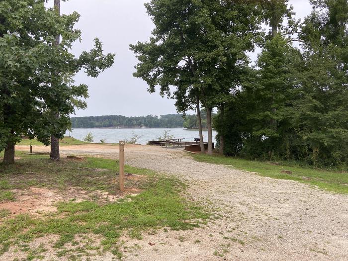 A photo of Site 29 of Loop SPRINGFIELD  at SPRINGFIELD with Picnic Table, Electricity Hookup, Fire Pit, Tent Pad, Waterfront, Lantern Pole, Water Hookup
