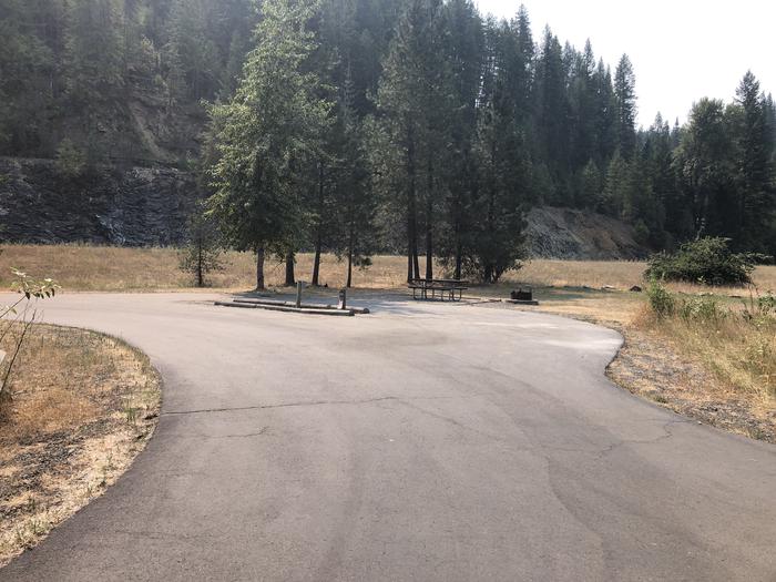 A photo of Site 20 of Loop A at Huckleberry Campground  with No Amenities Shown