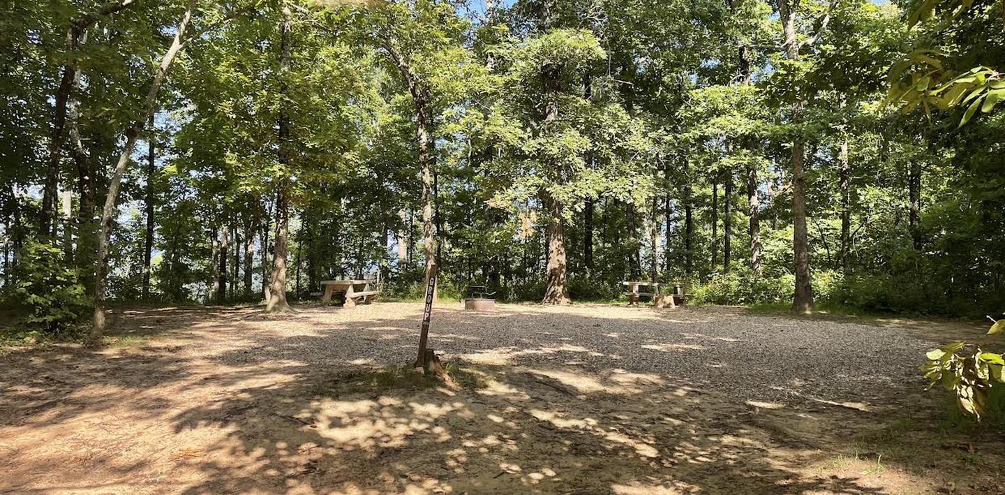 White Rock Mountain, Site 9Group Site 9 is located on it's own private loop. Quiet, secluded, and large, 9 is perfect for larger groups up to 12 guests.