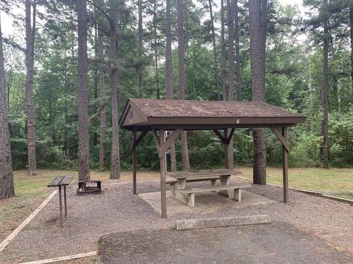 A photo of Site 06 of Loop CARTER COVE  at CARTER COVE with Picnic Table