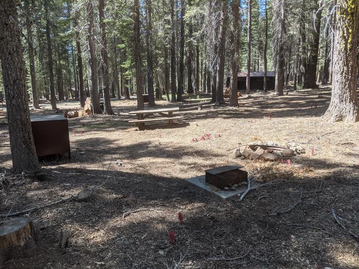 Red Feather Site #60 Photo 2Site #60 with grill, fire ring, bear box, and picnic table in view. Restroom is nearby