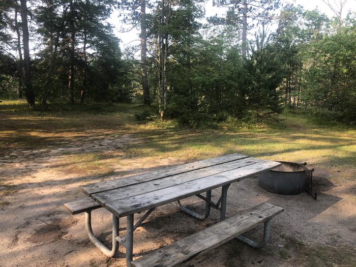 A photo of Site 01 of Loop SOLDIER LAKE  at SOLDIER LAKE with Picnic Table, Fire Pit