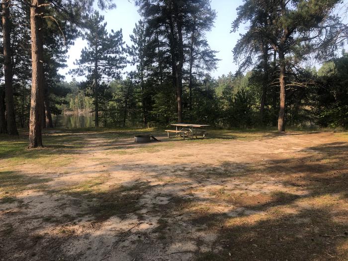 A photo of Site 03 of Loop SOLDIER LAKE  at SOLDIER LAKE with Picnic Table, Fire Pit, Waterfront