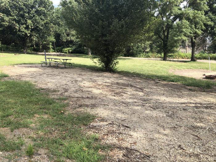 A photo of Site 8 of Loop B at School Creek Camground with Picnic Table, Fire Pit