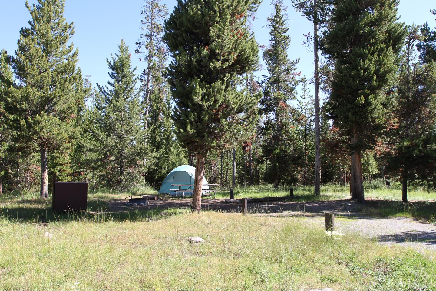 Indian Creek Campground site #7...