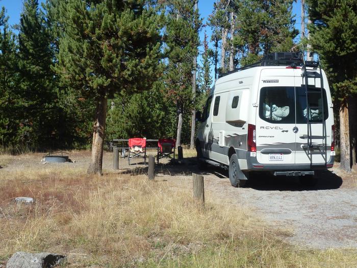 Indian Creek Campground site #7.