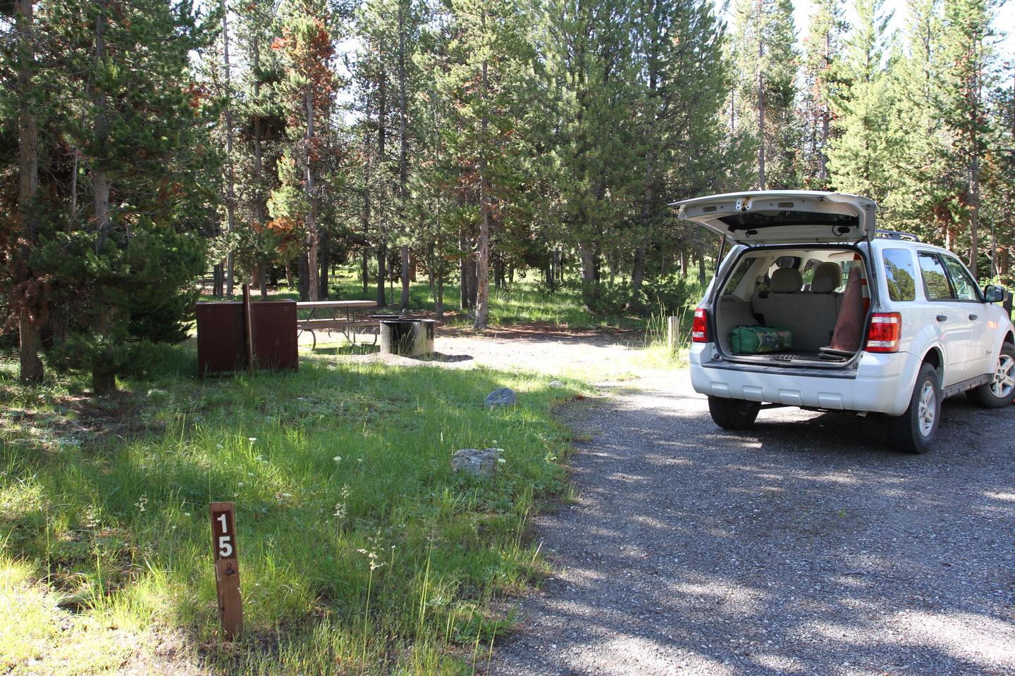 Indian Creek Campground site #15