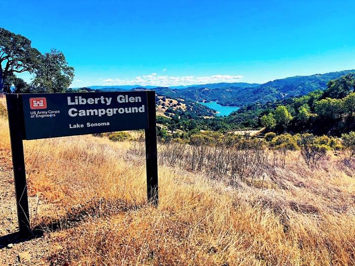 Liberty Glen Liberty Glen campground offers a beautiful views of Lake Sonoma and contains single and double sites, one cabin site and two accessible group sites.
