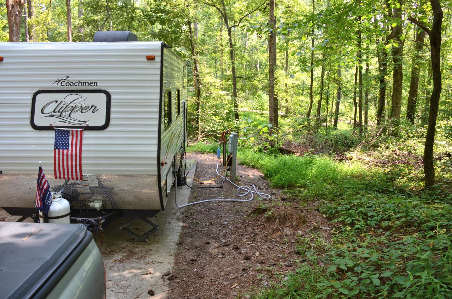 Utilities side clearanceMcKaskey Creek Campground, campsite 47.