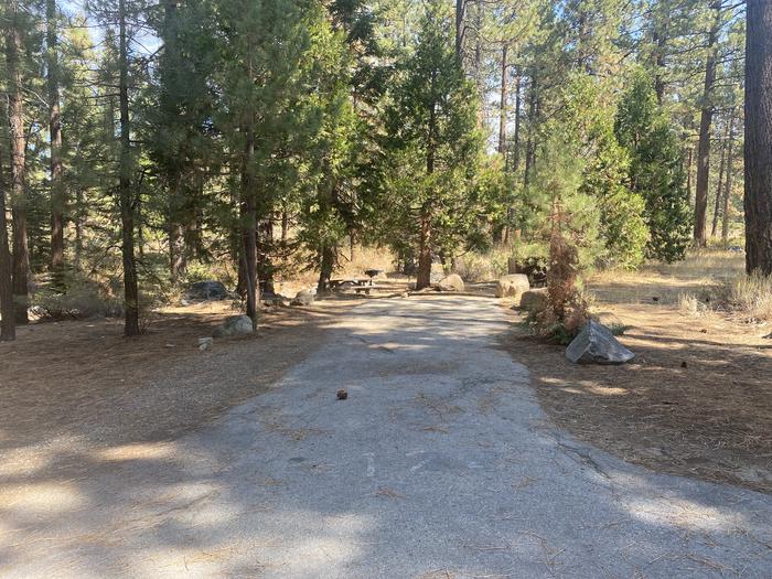 A photo of Site 019 of Loop AREA FALLEN LEAF CAMPGROUND at FALLEN LEAF CAMPGROUND with Picnic Table, Fire Pit, Food Storage