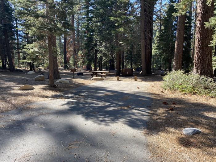 A photo of Site 171A of Loop AREA FALLEN LEAF CAMPGROUND at FALLEN LEAF CAMPGROUND with Picnic Table, Fire Pit, Food Storage