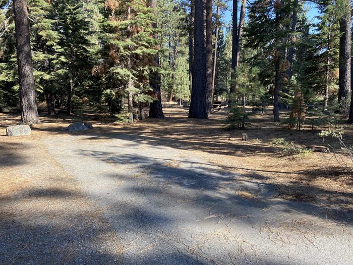 A photo of Site 183 of Loop AREA FALLEN LEAF CAMPGROUND at FALLEN LEAF CAMPGROUND with Picnic Table, Fire Pit, Food Storage