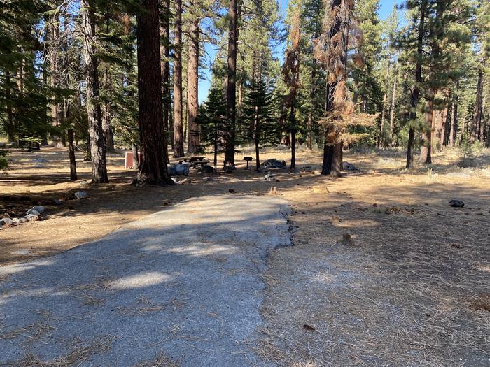 A photo of Site 194 of Loop AREA FALLEN LEAF CAMPGROUND at FALLEN LEAF CAMPGROUND with Picnic Table, Fire Pit, Food Storage