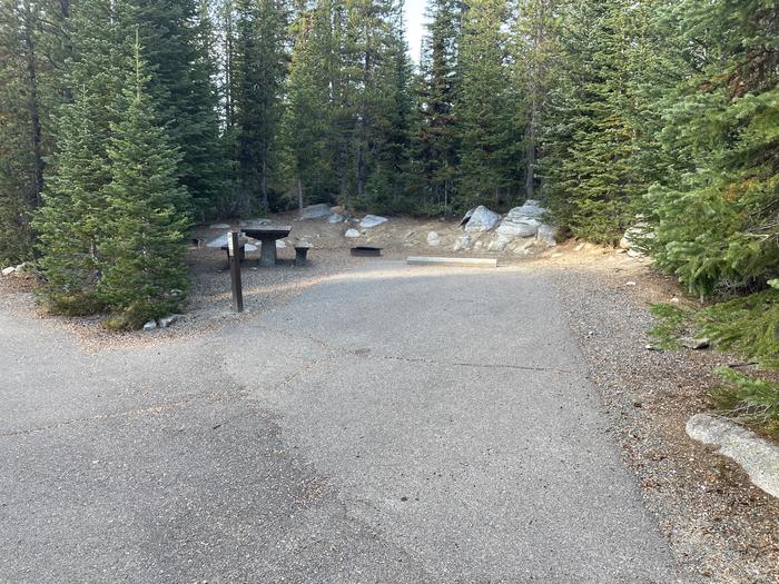 A photo of Site 21 of Loop Anthony Lake at Anthony Lake with Picnic Table, Fire Pit