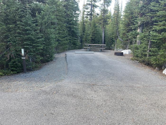 A photo of Site 7 of Loop Anthony Lake at Anthony Lake with Picnic Table, Fire Pit