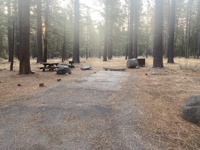 A photo of Site 169 of Loop AREA FALLEN LEAF CAMPGROUND at FALLEN LEAF CAMPGROUND with Picnic Table, Fire Pit, Food Storage