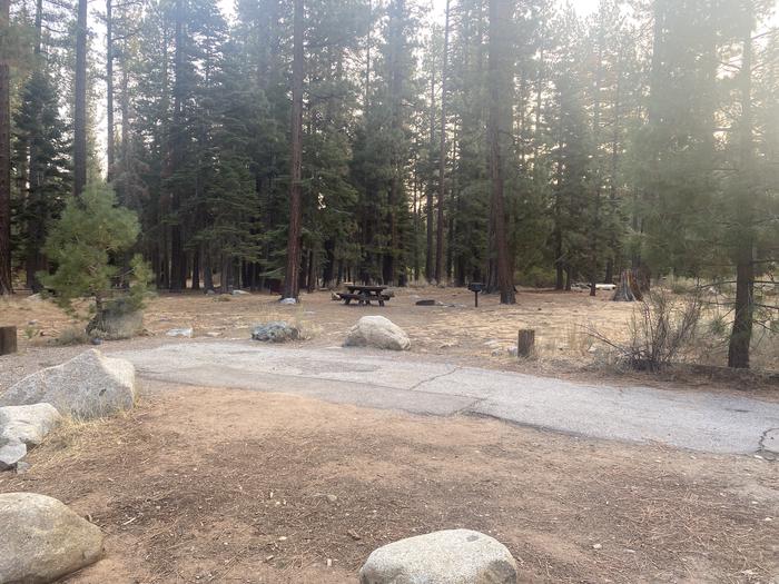 A photo of Site 151 of Loop AREA FALLEN LEAF CAMPGROUND at FALLEN LEAF CAMPGROUND with Picnic Table, Fire Pit, Food Storage