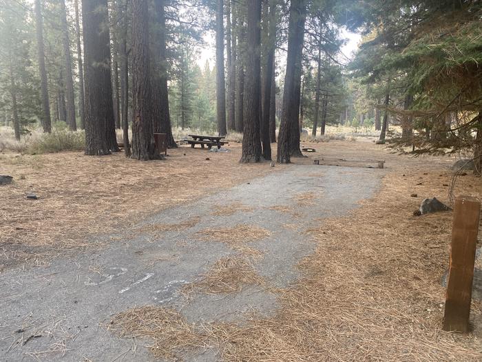 A photo of Site 154 of Loop AREA FALLEN LEAF CAMPGROUND at FALLEN LEAF CAMPGROUND with Picnic Table, Fire Pit, Food Storage