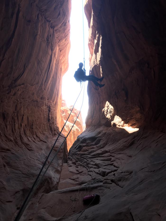 Canyoneering wrapCanyoneering in Arches National Park