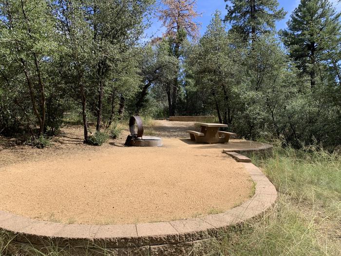 A photo of Site 08 of Loop B at LYNX CAMPGROUND with Picnic Table, Fire Pit