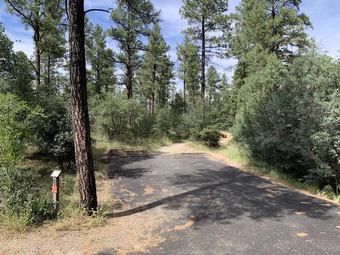 A photo of Site 09 of Loop B at LYNX CAMPGROUND parking area. 