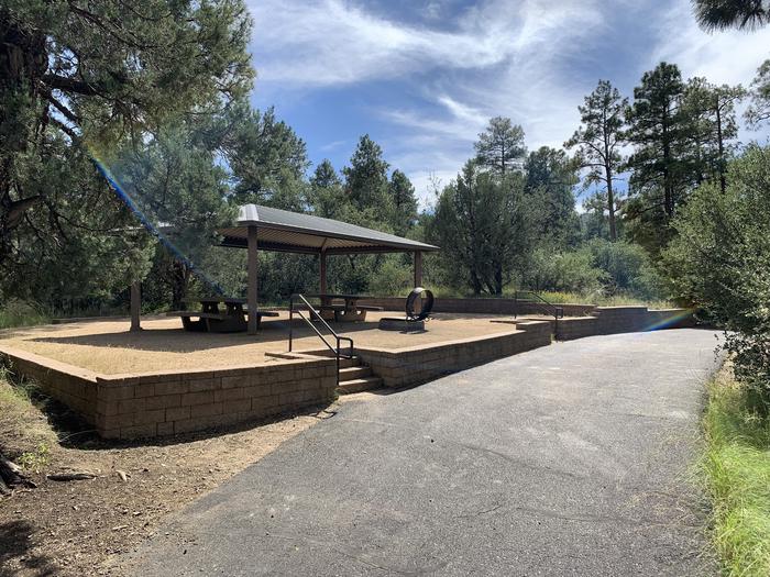 A photo of Site 31 of Loop G at LYNX CAMPGROUND with Picnic Table, Fire Pit, Shade