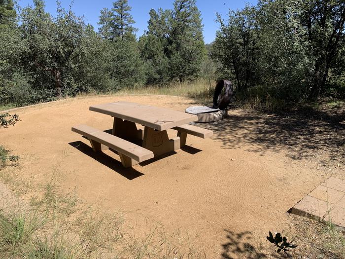 A photo of Site 30 of Loop G at LYNX CAMPGROUND with Picnic Table, Fire Pit