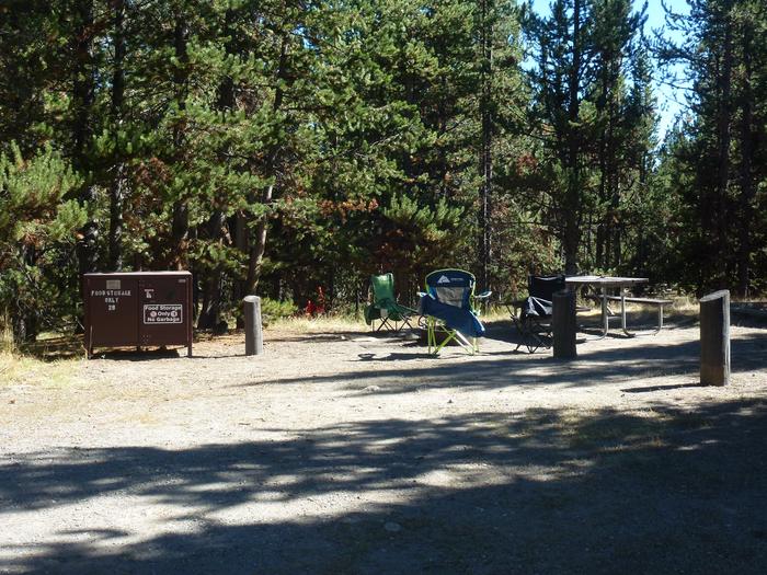 Indian Creek Campground site #28