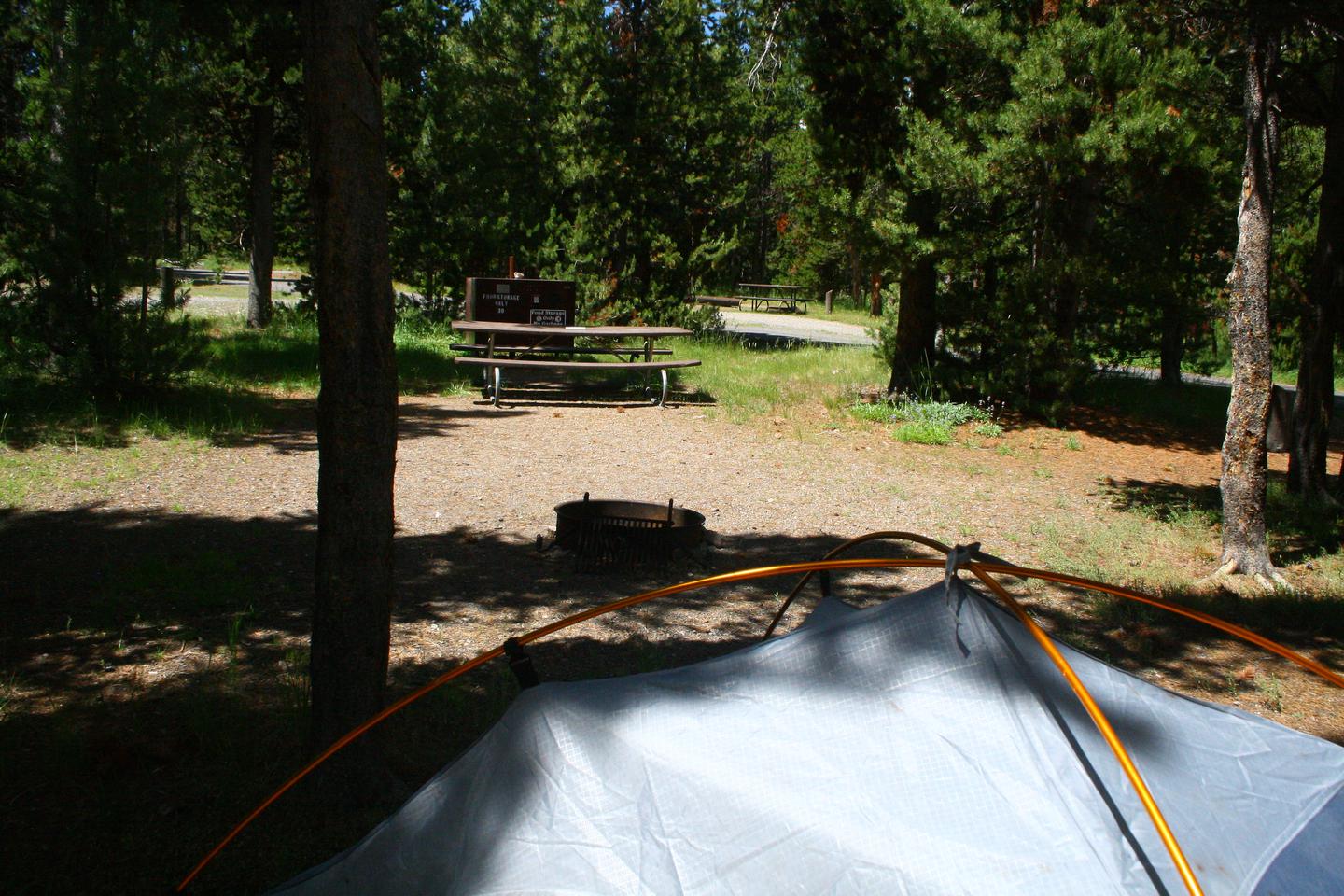Indian Creek Campground site #30.Indian Creek Campground site #30