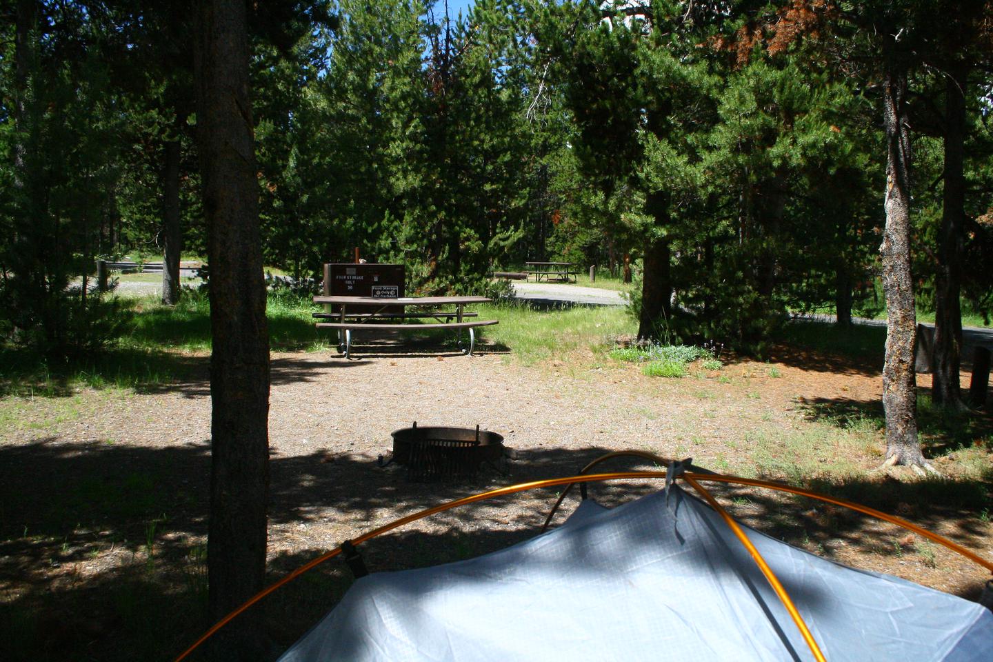 Indian Creek Campground site #30..Indian Creek Campground site #30