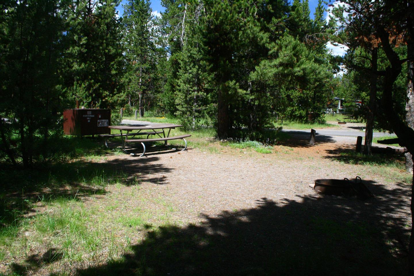 Indian Creek Campground site #30......Indian Creek Campground site #30