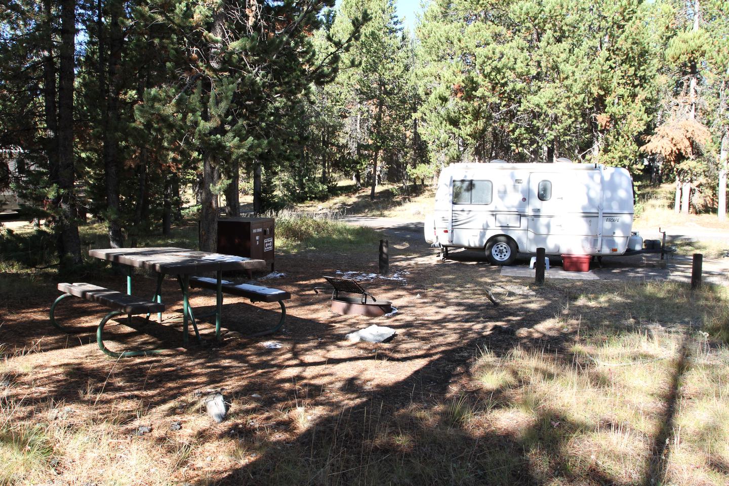 Indian Creek Campground site #35.Indian Creek Campground site #35