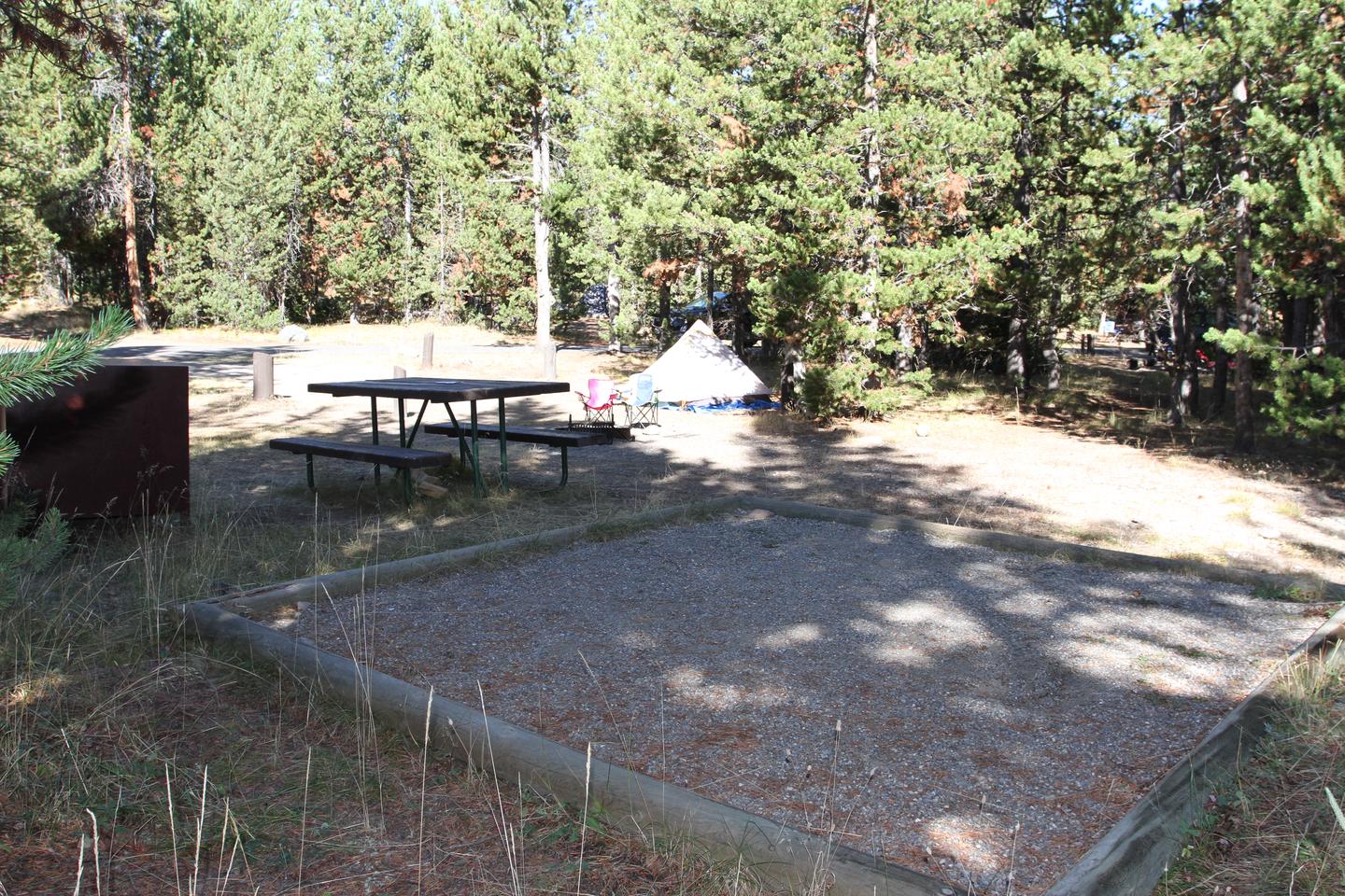 Indian Creek Campground site #43.Indian Creek Campground site #43
