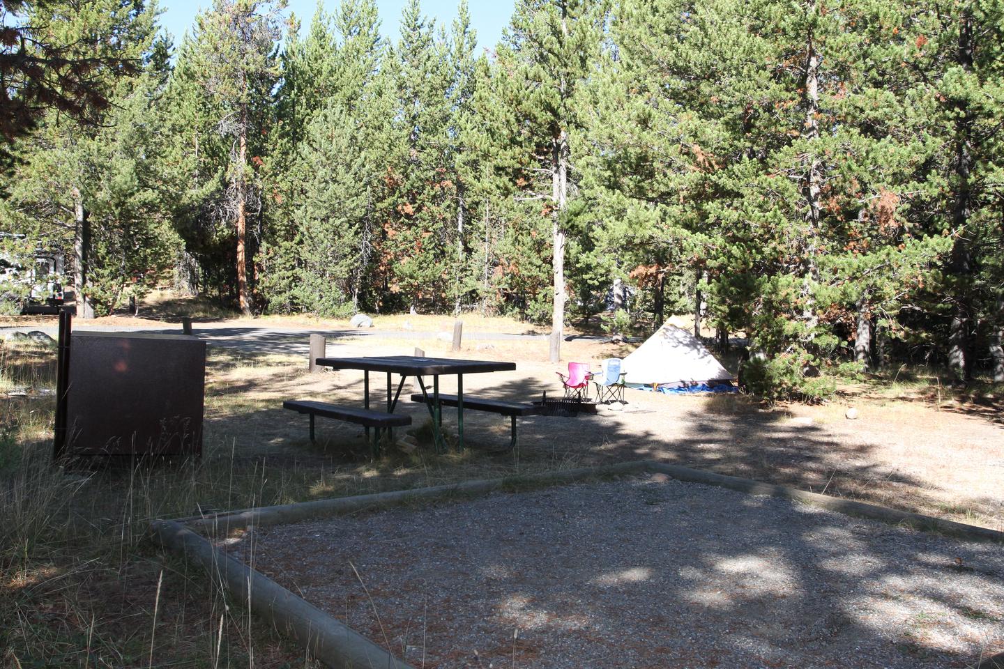 Indian Creek Campground site #43..Indian Creek Campground site #43