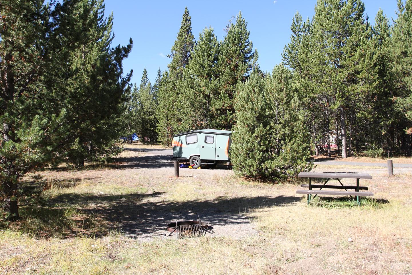 Indian Creek Campground site #46..Indian Creek Campground site #46