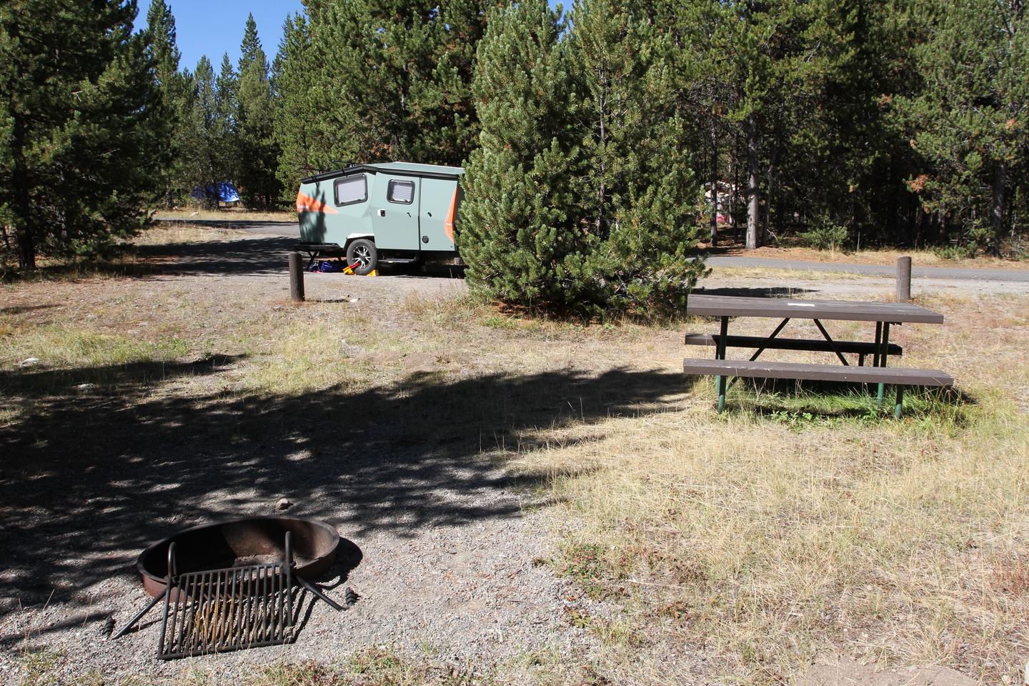 Indian Creek Campground site #46.Indian Creek Campground site #46