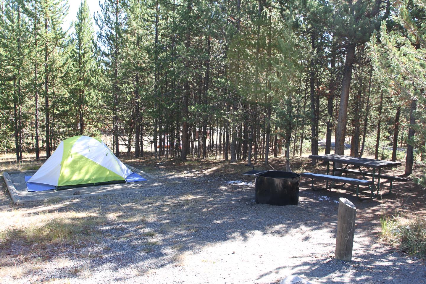 Indian Creek Campground site #4.Indian Creek Campground site #49