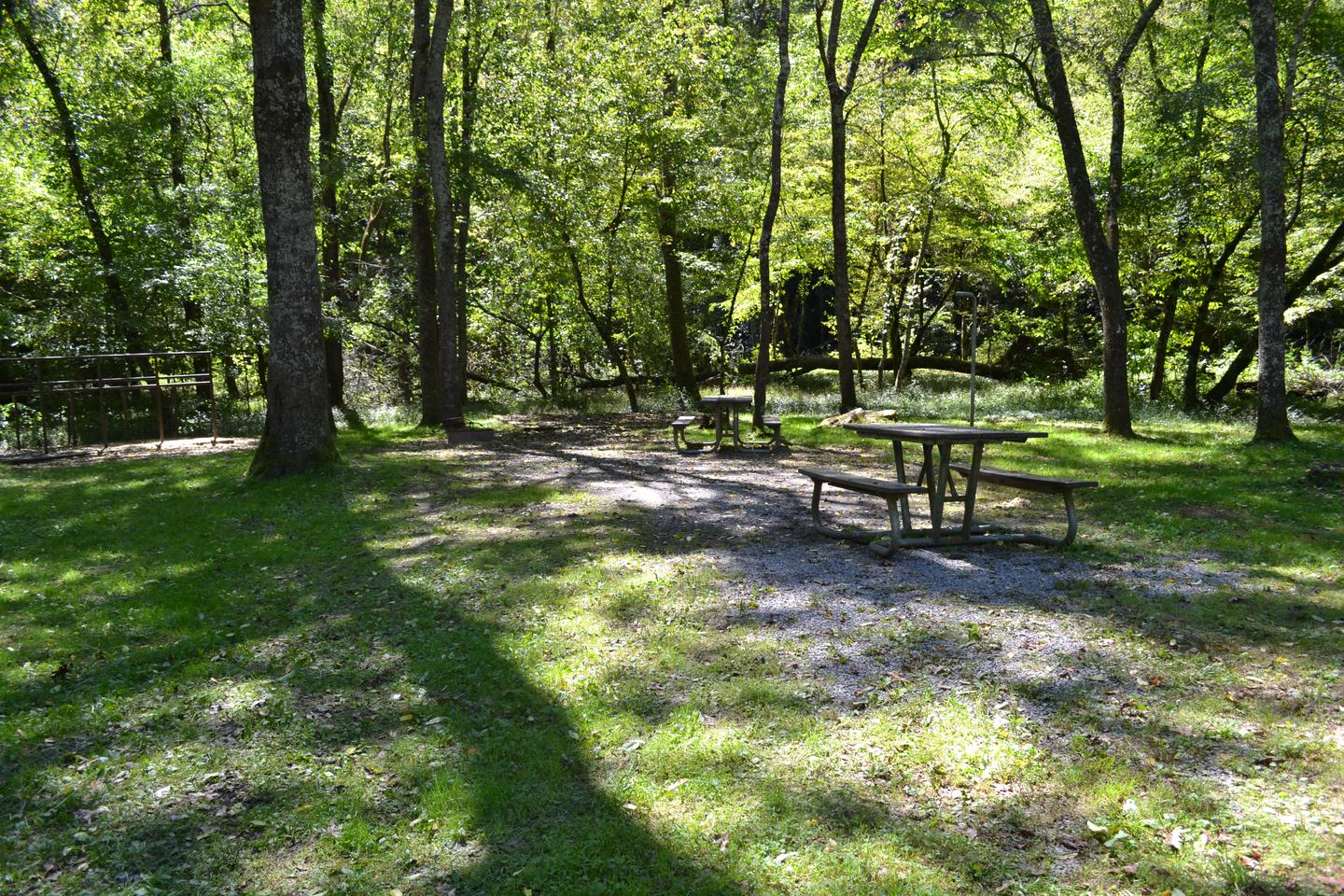 Site 4Site view of picnic tables with horse stall location