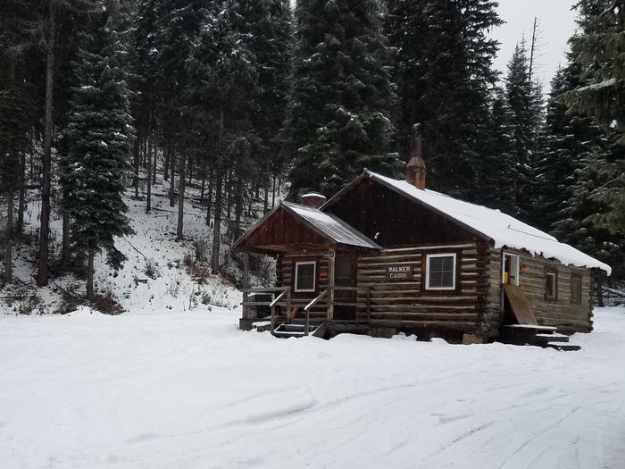 Walker Cabin pic 2Walker Cabin, Snow