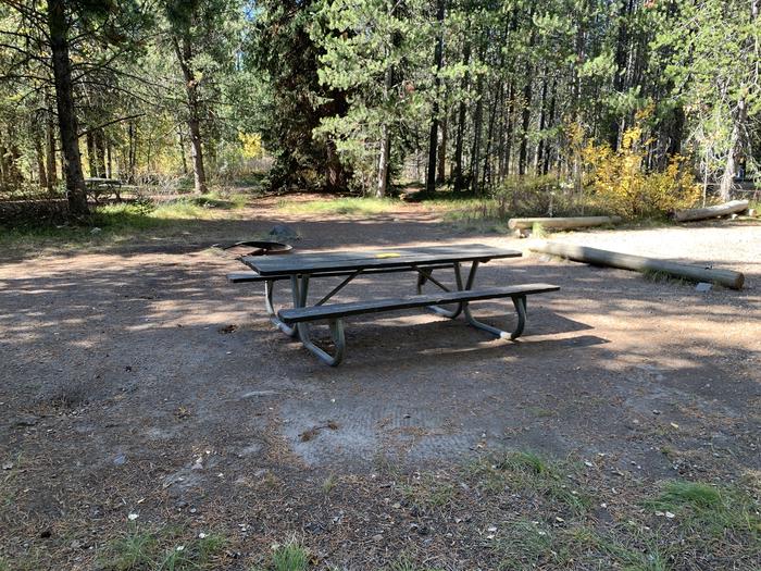 A photo of Site 22 of Loop Loop 2 at Lizard Creek Campground with Picnic Table, Fire Pit, Shade, Food Storage