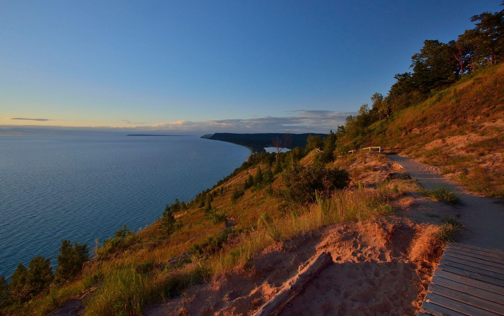 Empire Bluffs at Sunset