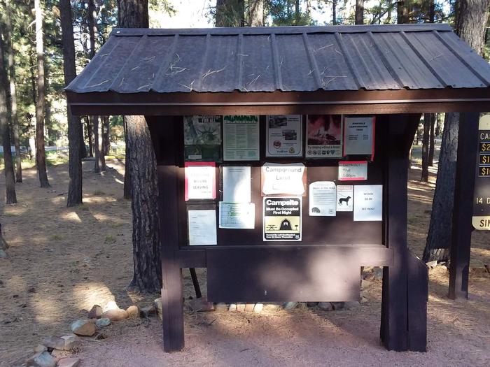 SINKHOLE Campground Information Kiosk