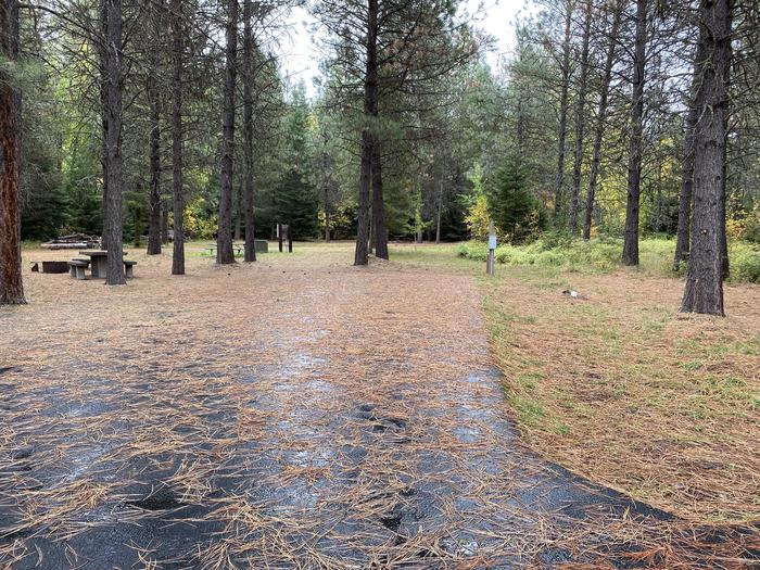 A photo of Site 030HOST of Loop POND at SWAN LAKE CAMPGROUND with Picnic Table, Fire Pit, Full Hookup