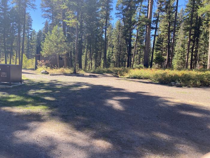 A photo of Site 004 of Loop B - LARC at HOLLAND LAKE CAMPGROUND with Picnic Table, Fire Pit