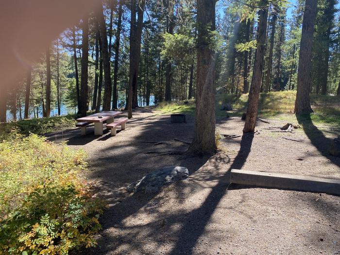 A photo of Site 001 of Loop B - LARC at HOLLAND LAKE CAMPGROUND with Food Storage